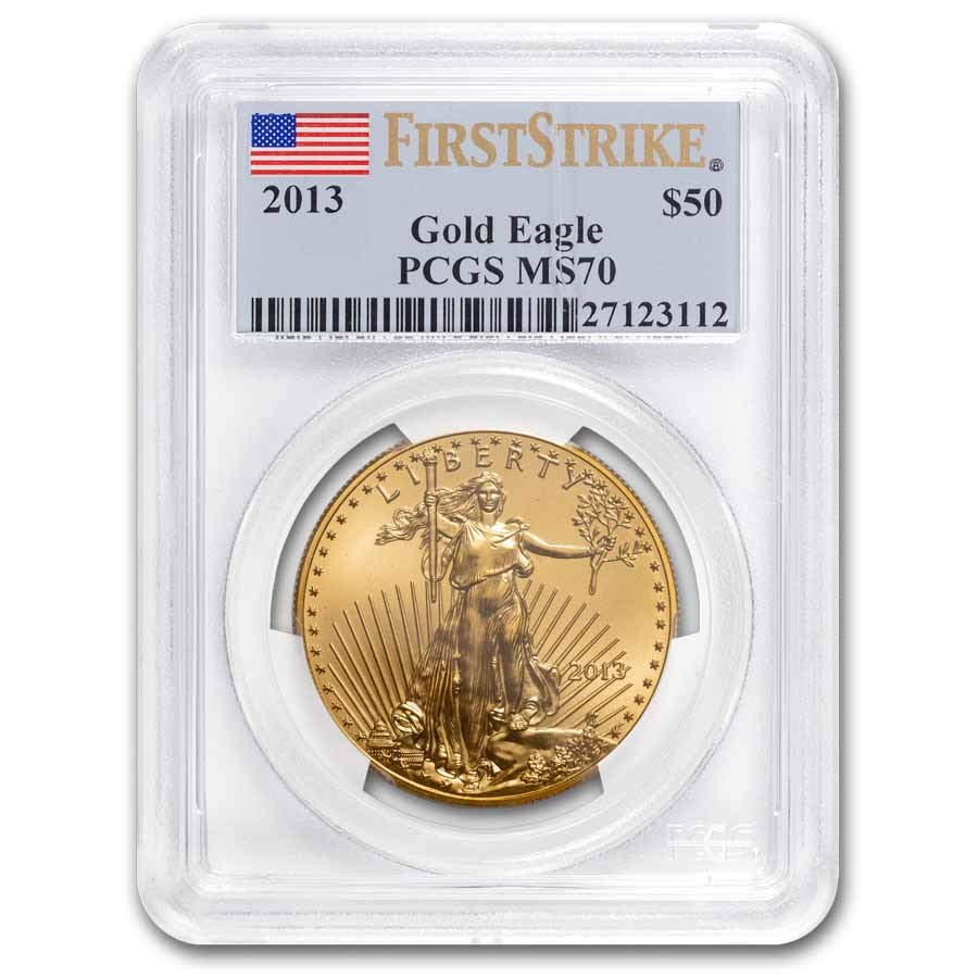 2013 1 oz American Gold Eagle MS-70 PCGS
